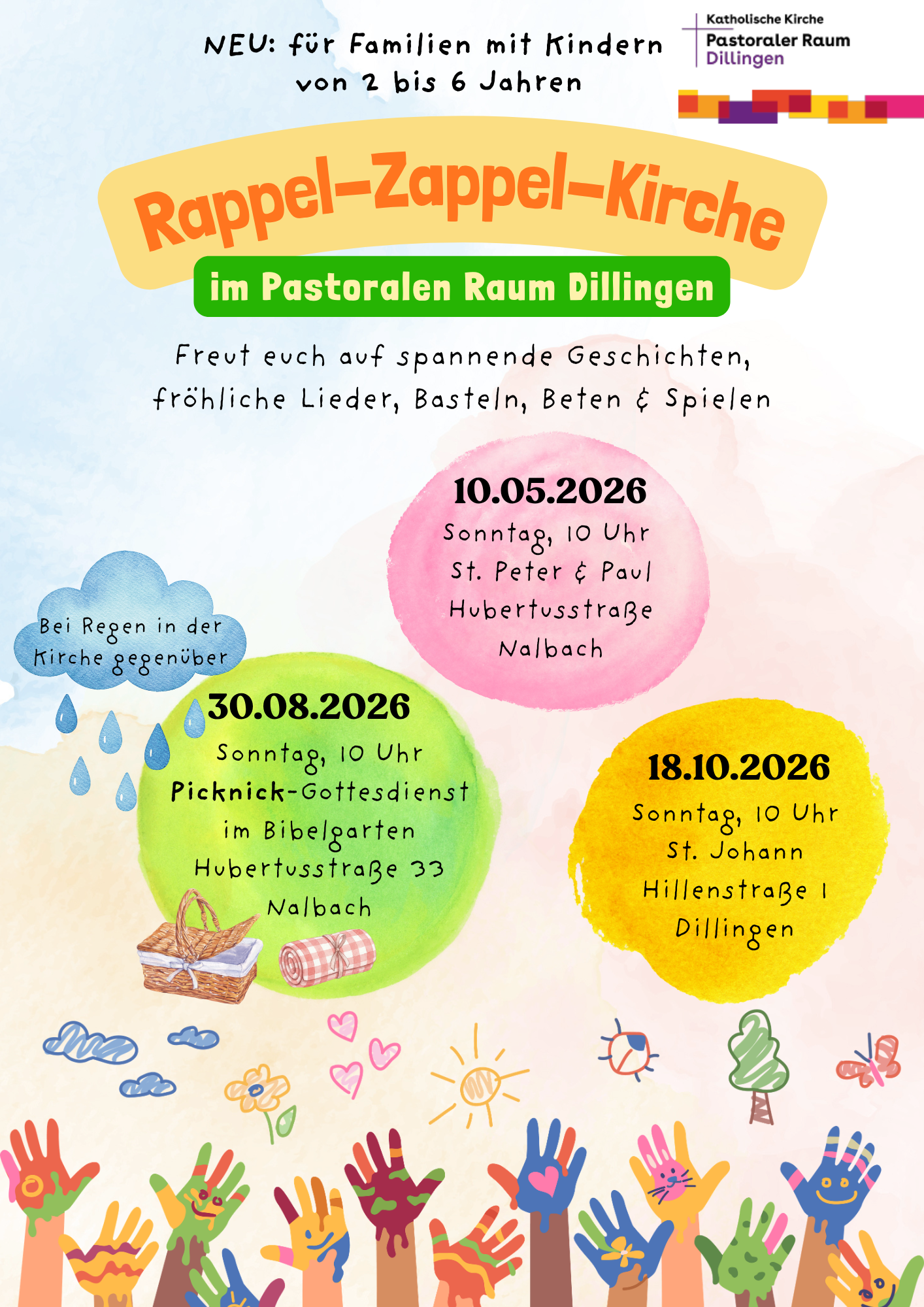 Flyer Rappel-Zappel-Kirche
