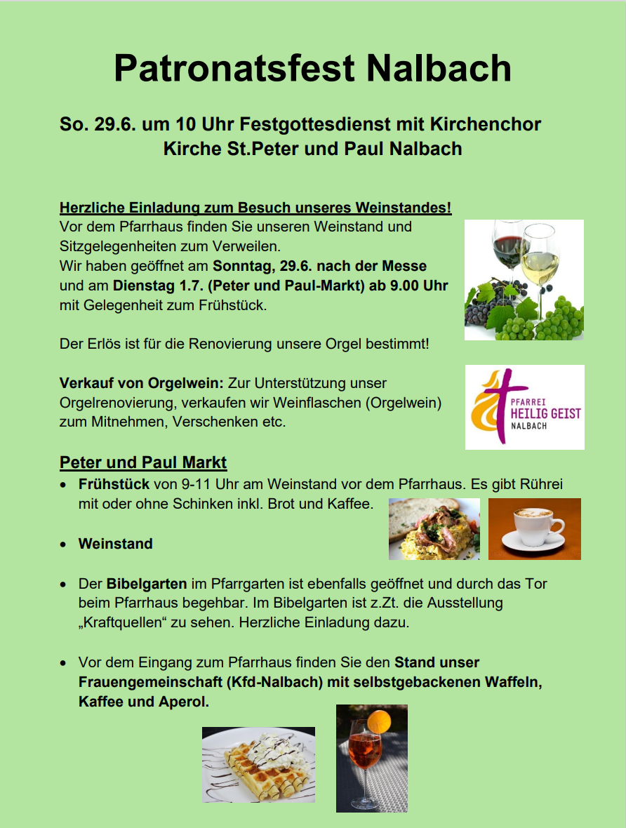 Patronatsfest Nalbach