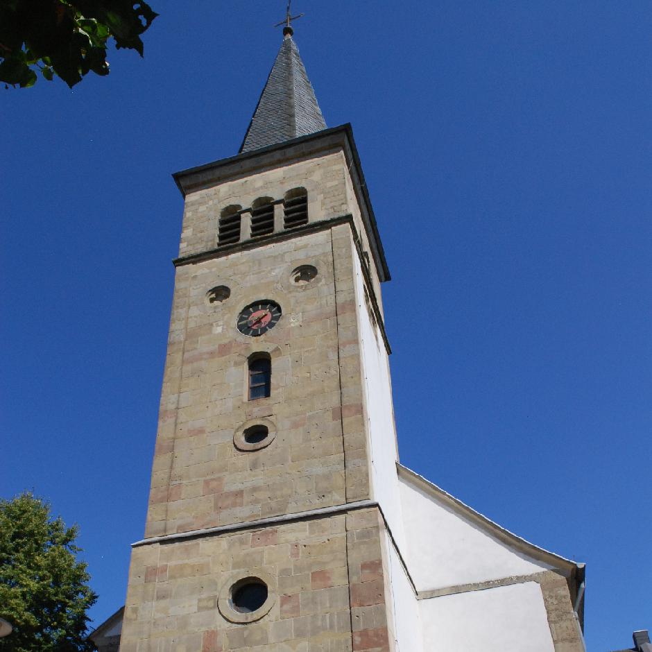 Kirchturm der Kirche St. Peter und Paul Nalbach