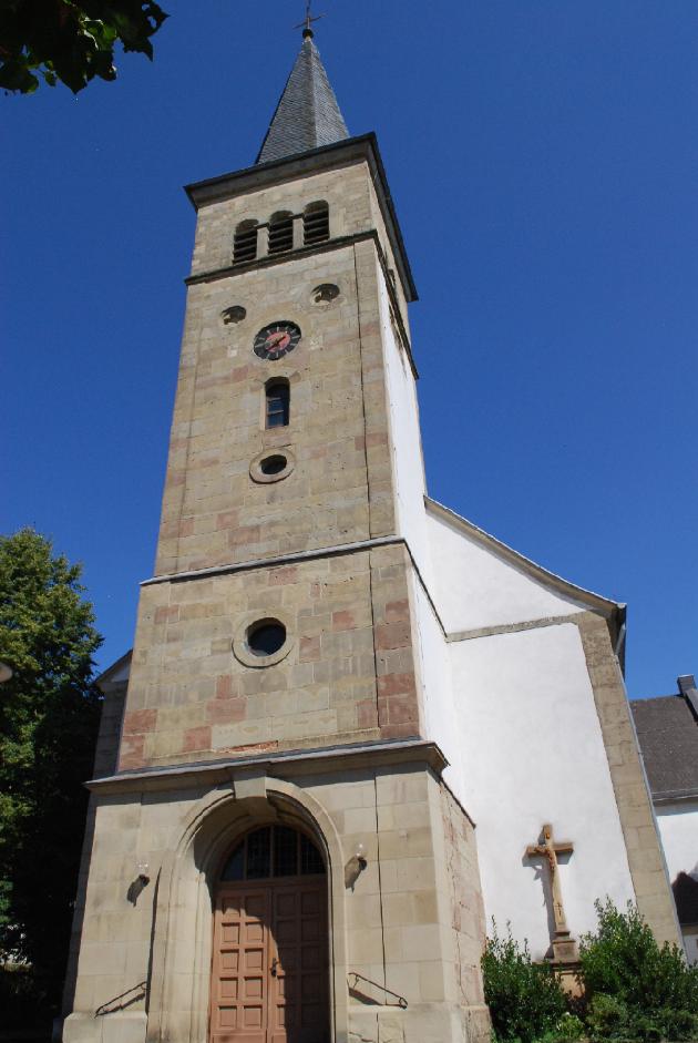 Kirchturm der Kirche St. Peter und Paul Nalbach
