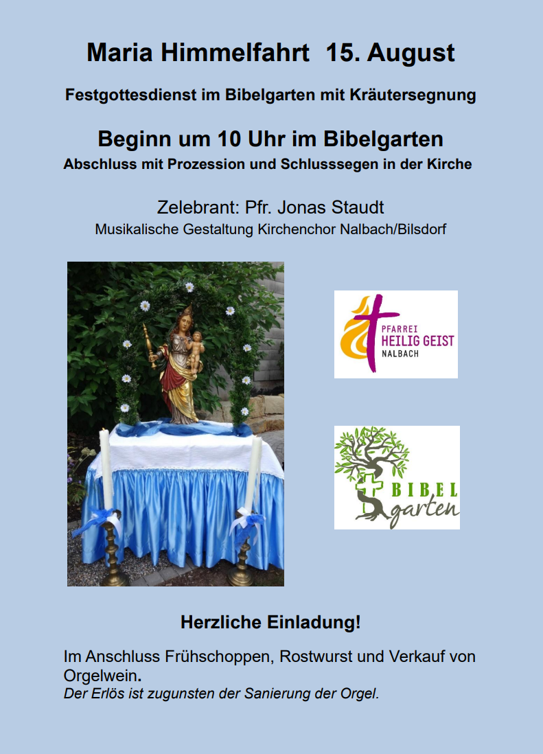 Maria Himmelfahrt 2025