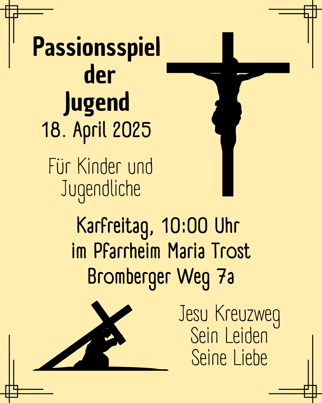 Flyer Passionsspiel