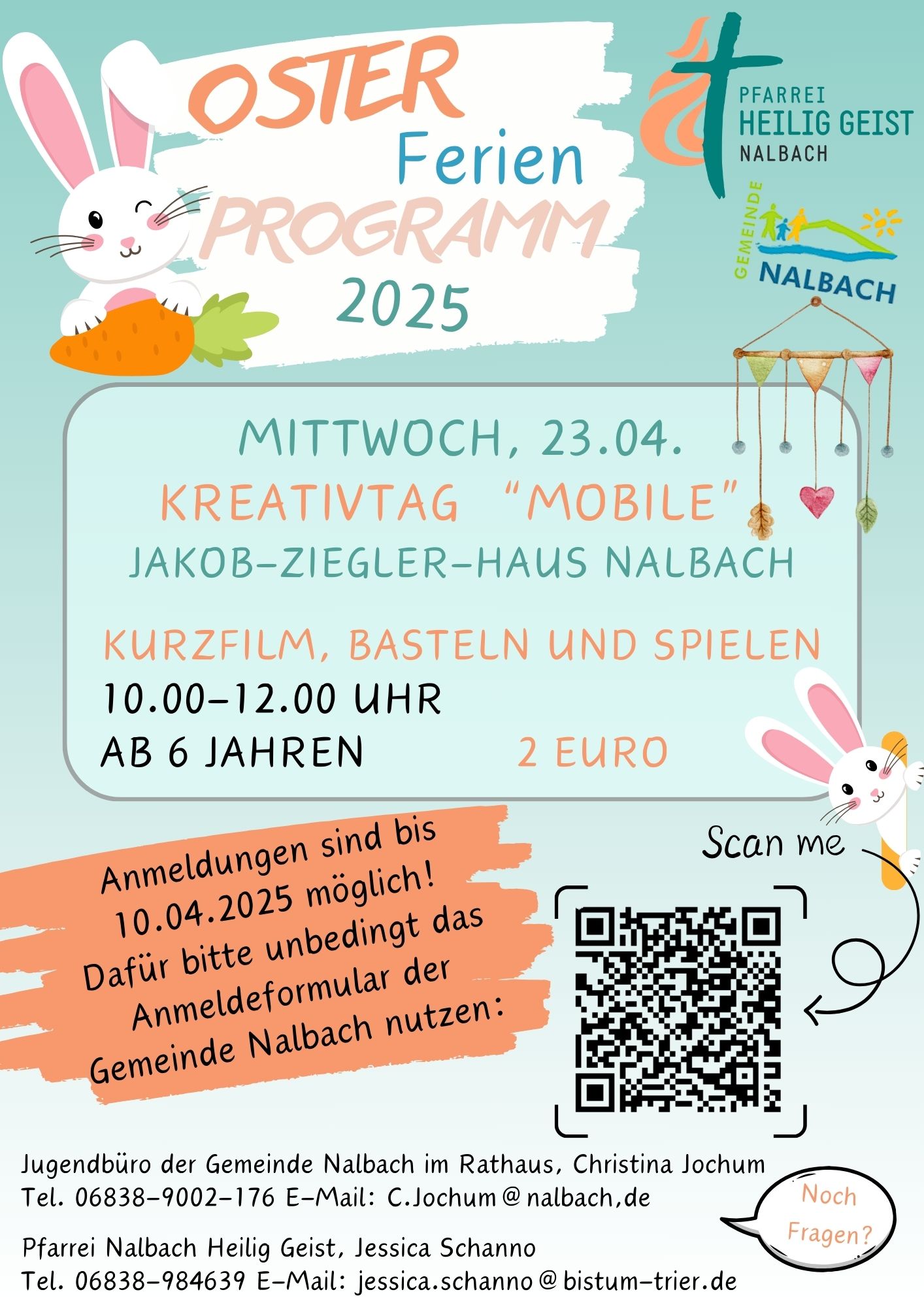 Ferienprogramm Ostern 2025