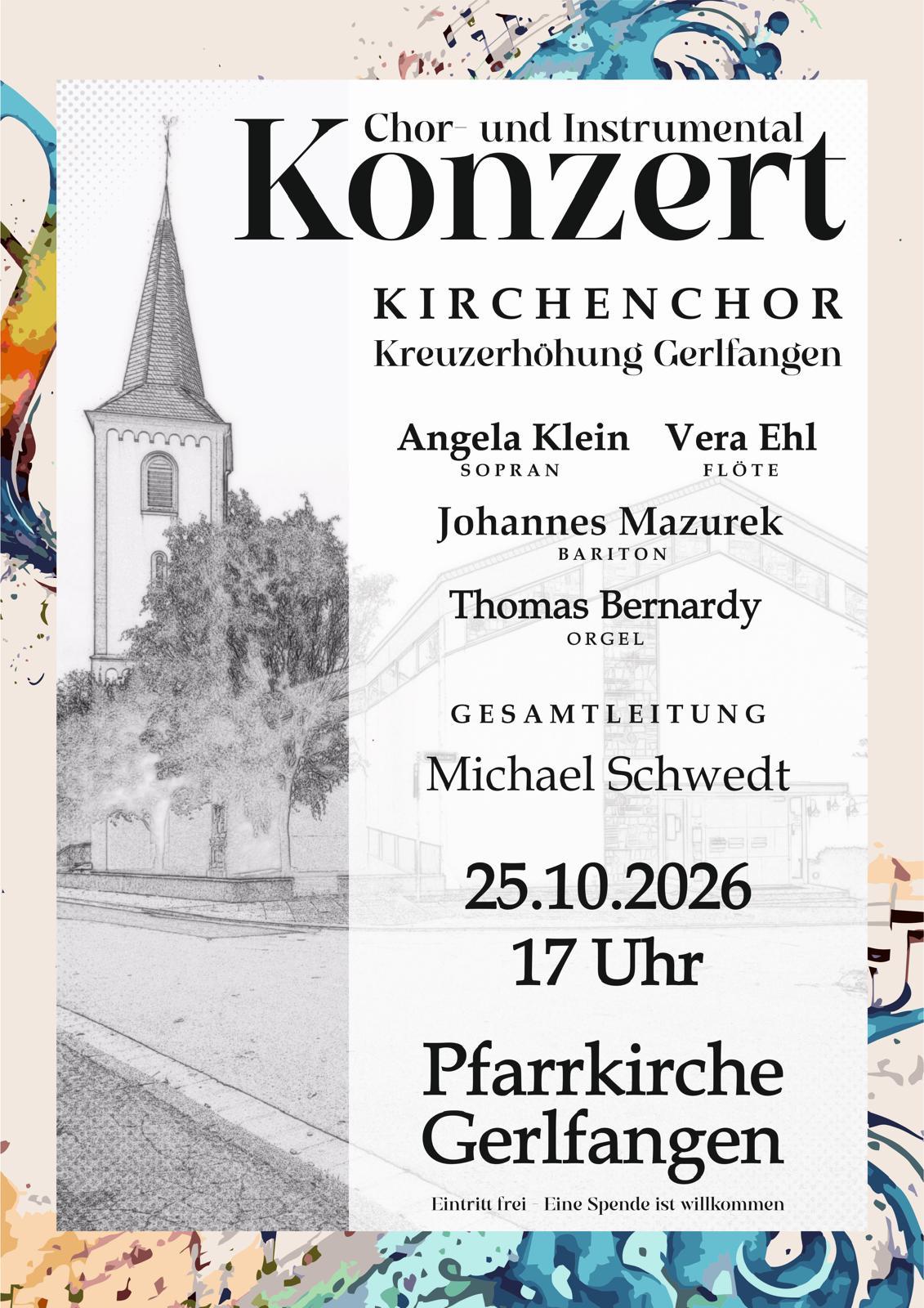 Plakat Konzert KC Gerlfangen 20261025