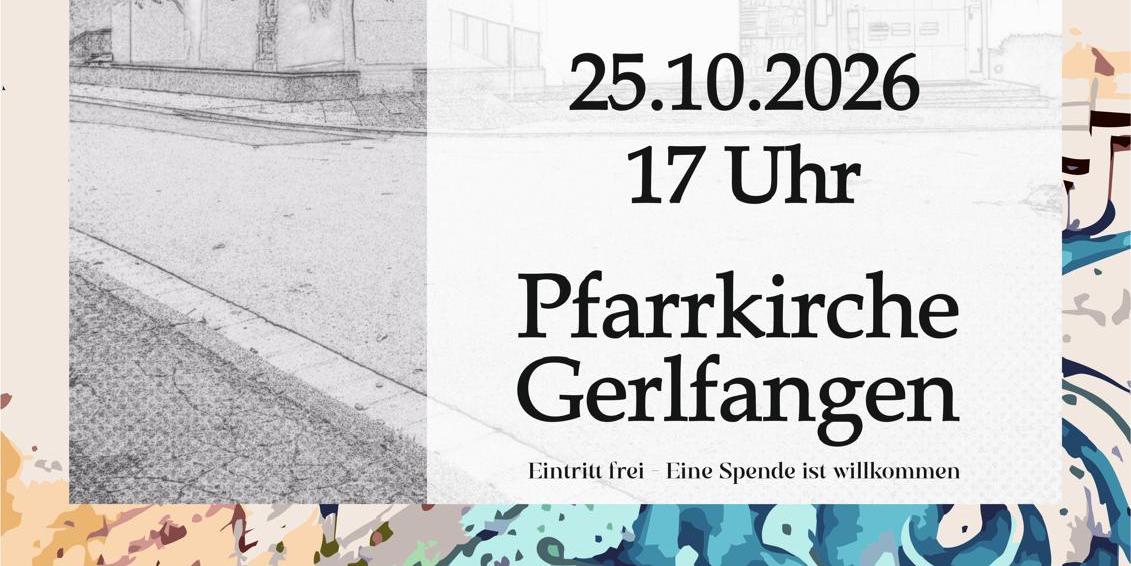 Plakat Konzert KC Gerlfangen 20261025