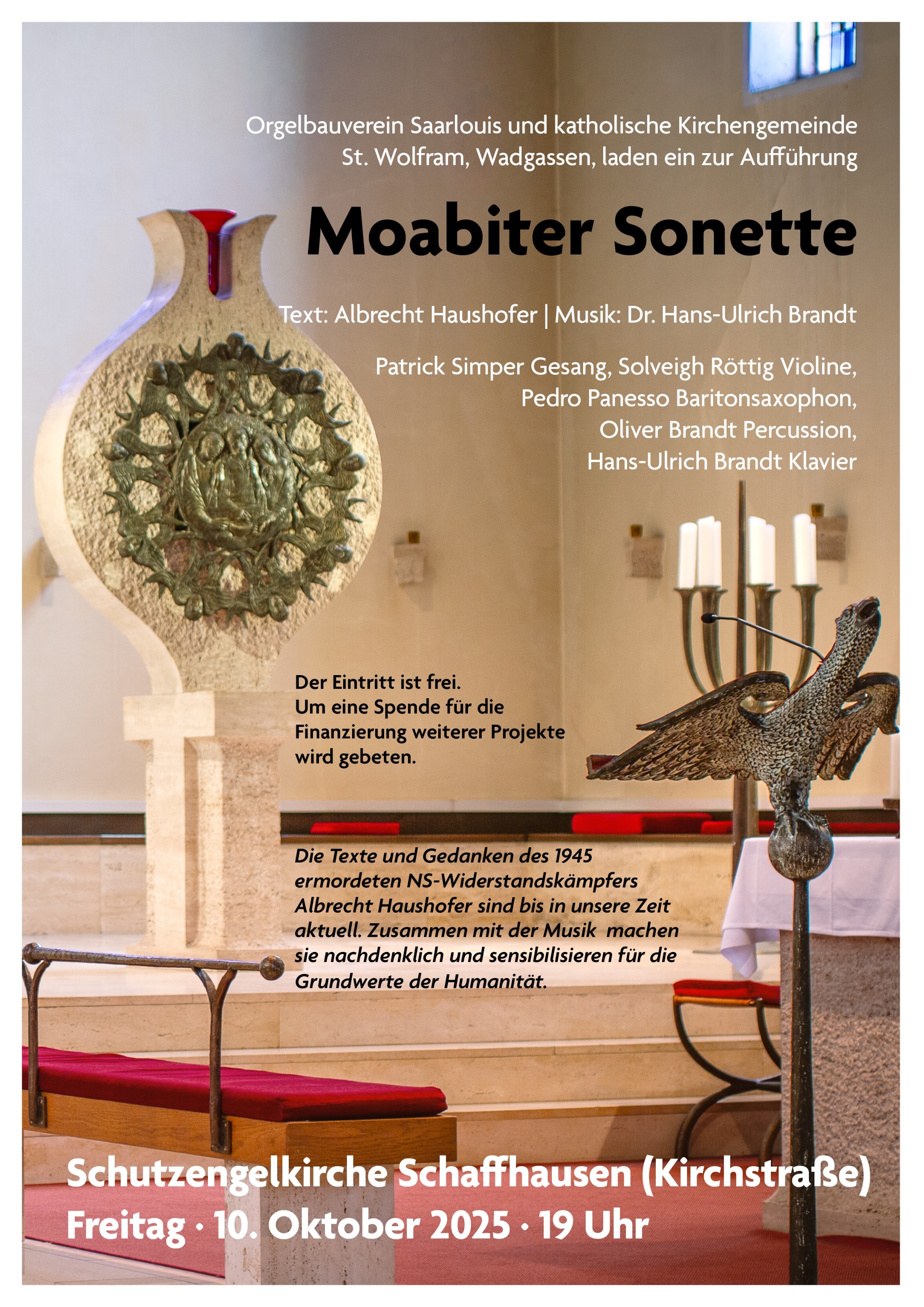 Plakat Moabiter Sonette