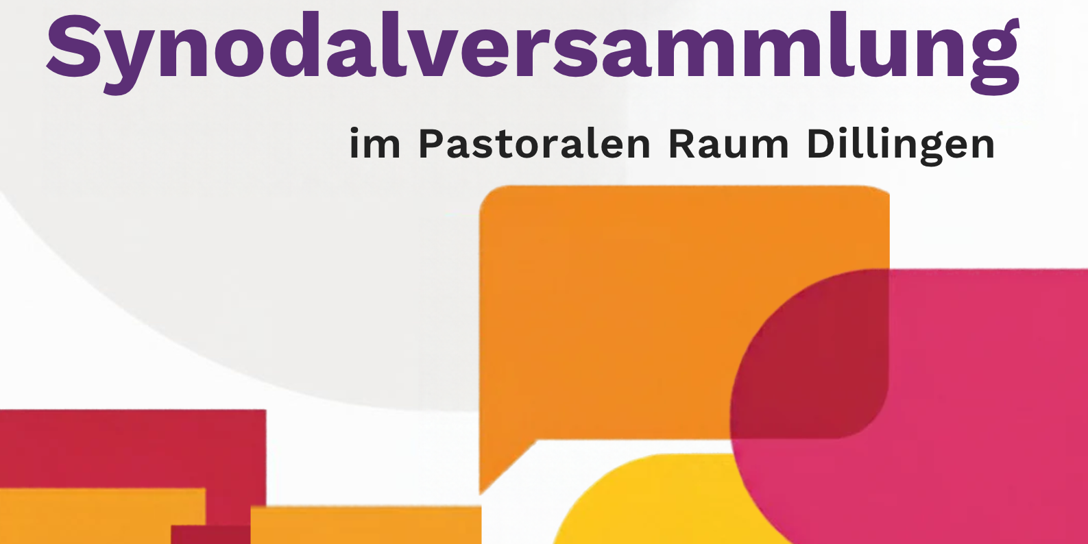 Plakat für die Synodalversammlung (c) Simon Hoffmann Plakat für die Synodalversammlung